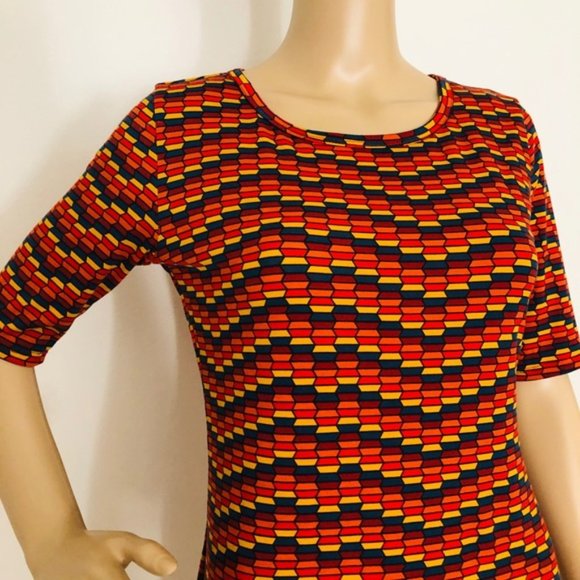 New! LuLaRoe Casual Midi Dress - Picture 2 of 5
